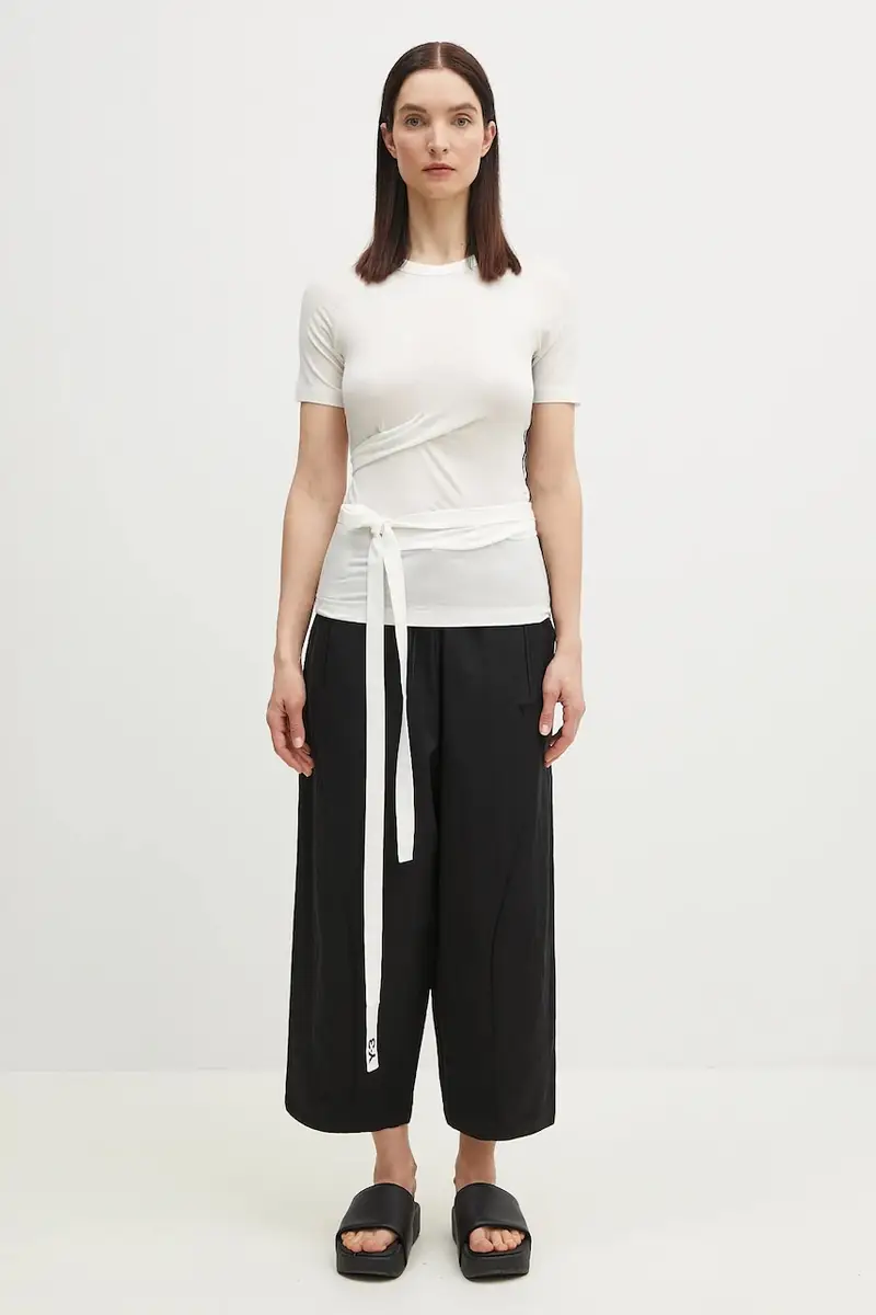 Y-3 T-shirt Donna Bianco 2244549