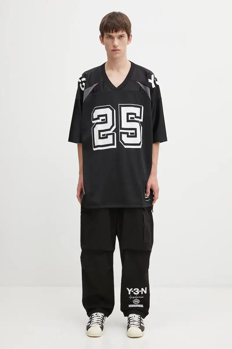 Y-3 T-shirt Uomo Nero 3455048 miniatura 5