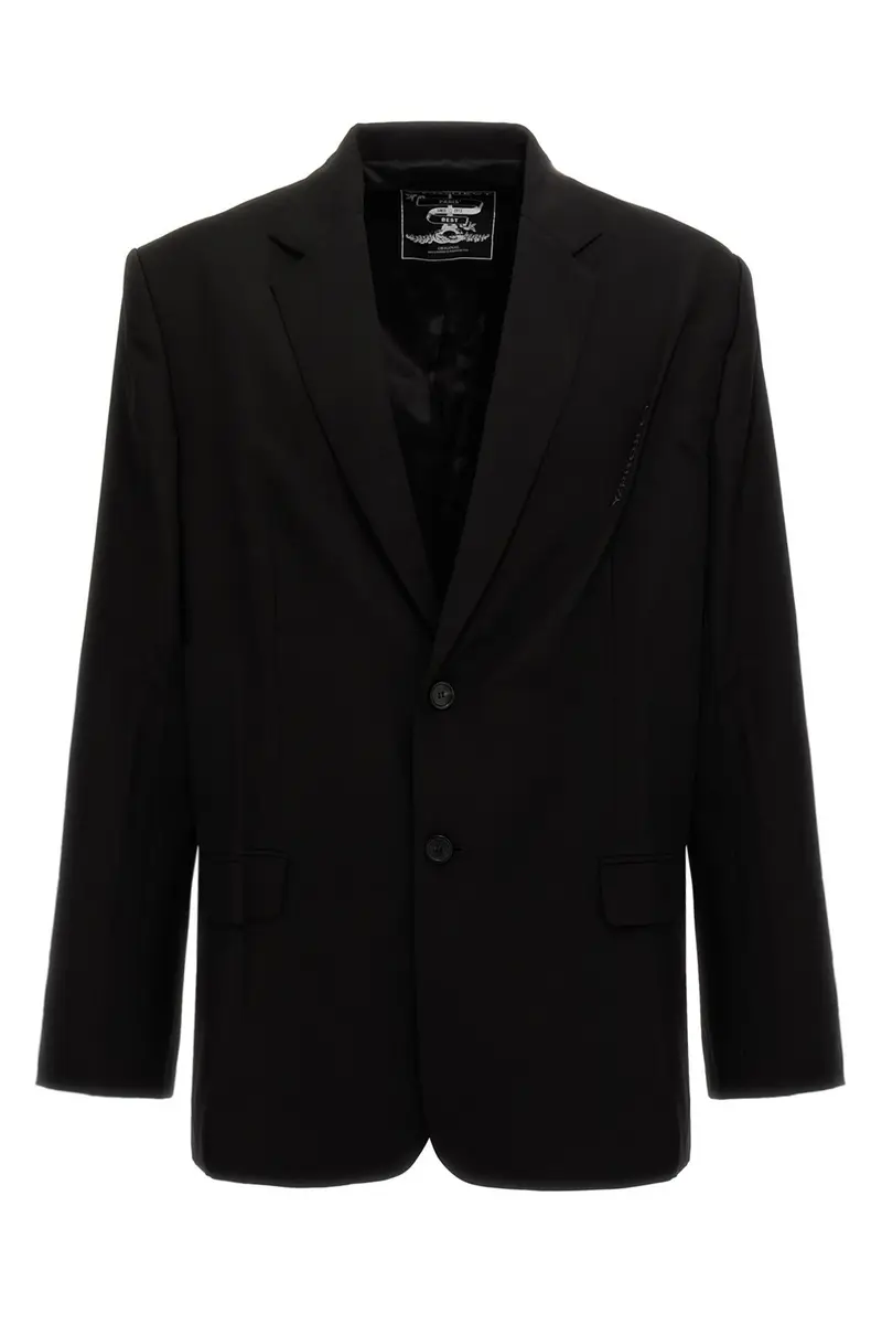 Blazer Pinched Logo Nero