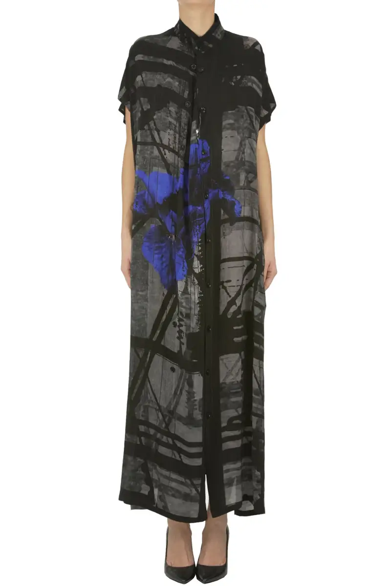 Abito chemisier stampato Multicolore