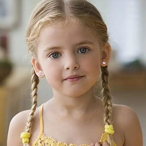 YADOCA Orecchini Bambina Rosa 2801372 miniatura 3