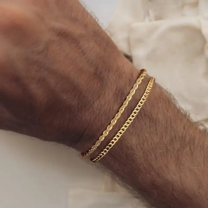 YADOCA Bracciali Uomo Argento 2368547 miniatura 2