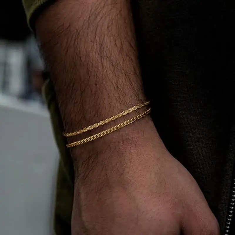 YADOCA Bracciali Uomo Argento 2368547 miniatura 3