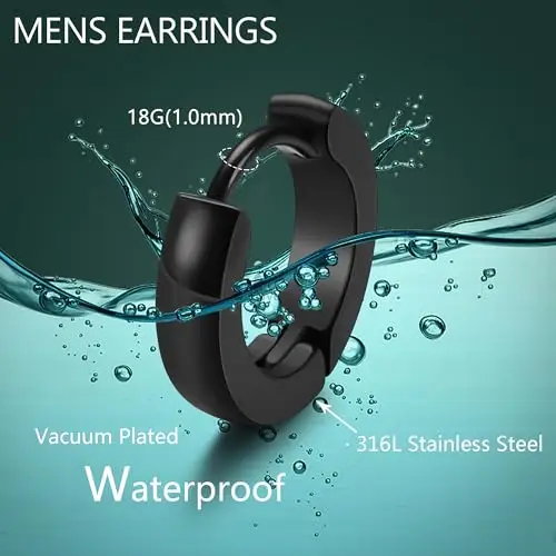 YADOCA Orecchini Donna Nero 2705416 miniatura 2