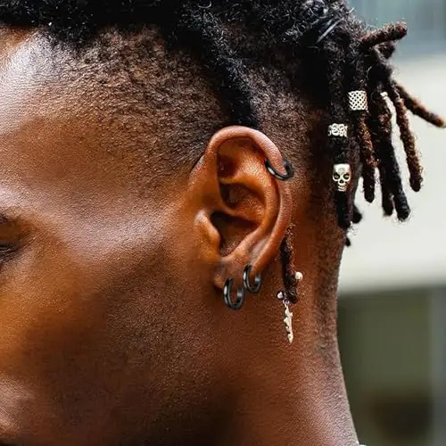 YADOCA Orecchini Donna Nero 2705416 miniatura 3