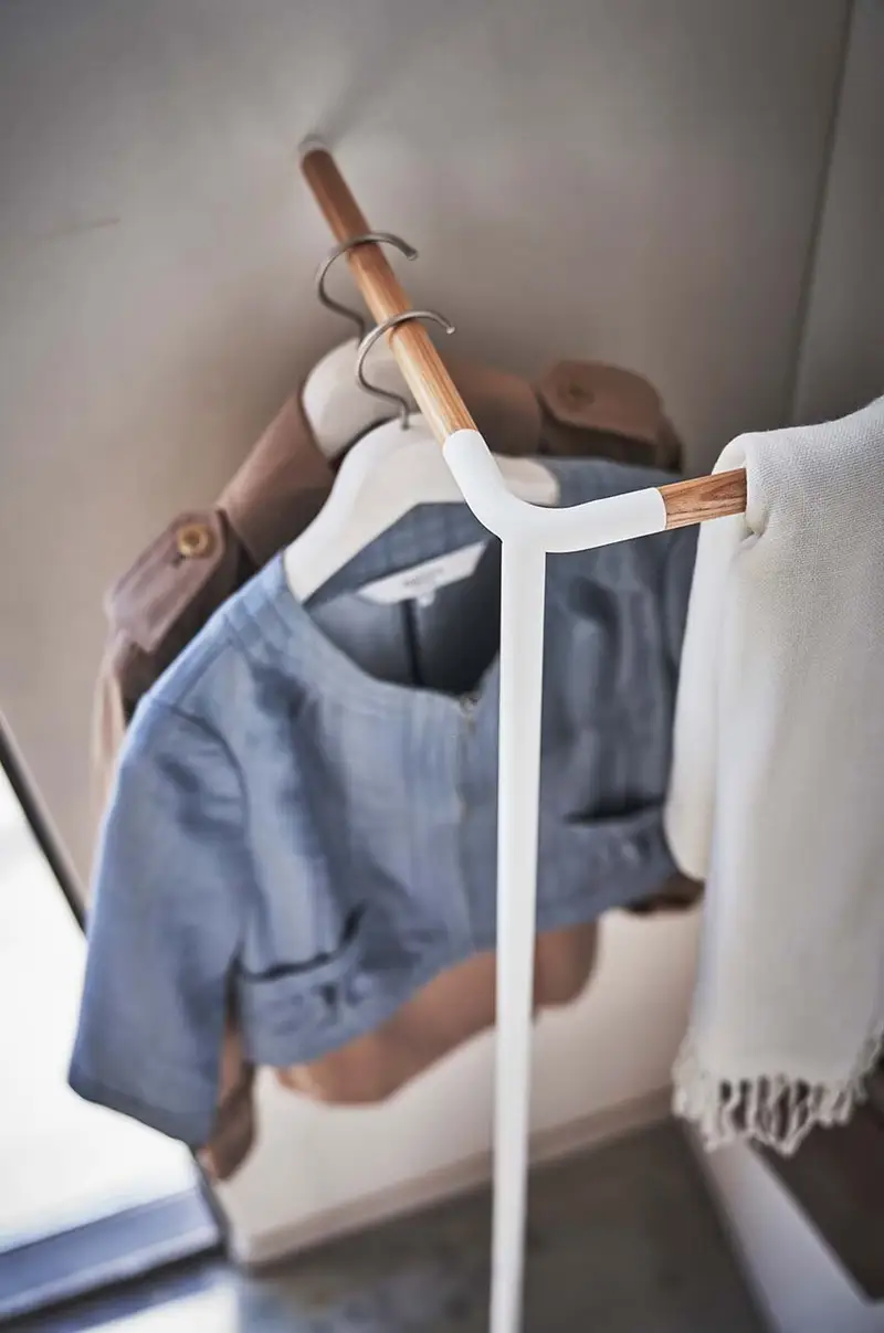 appendiabiti ad angolo Tower Bianco miniatura 4