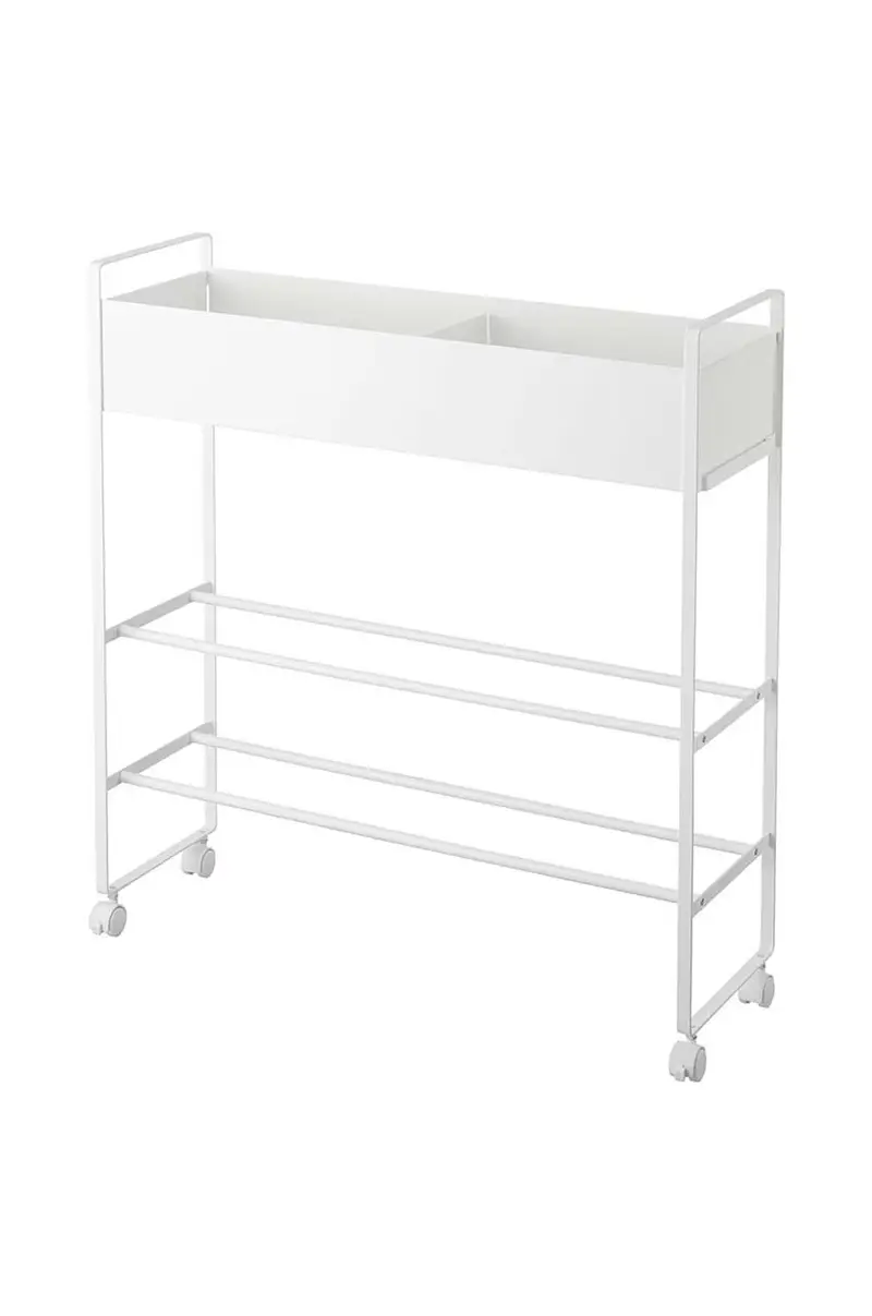 carrello portaoggetti mobile Tower Bianco