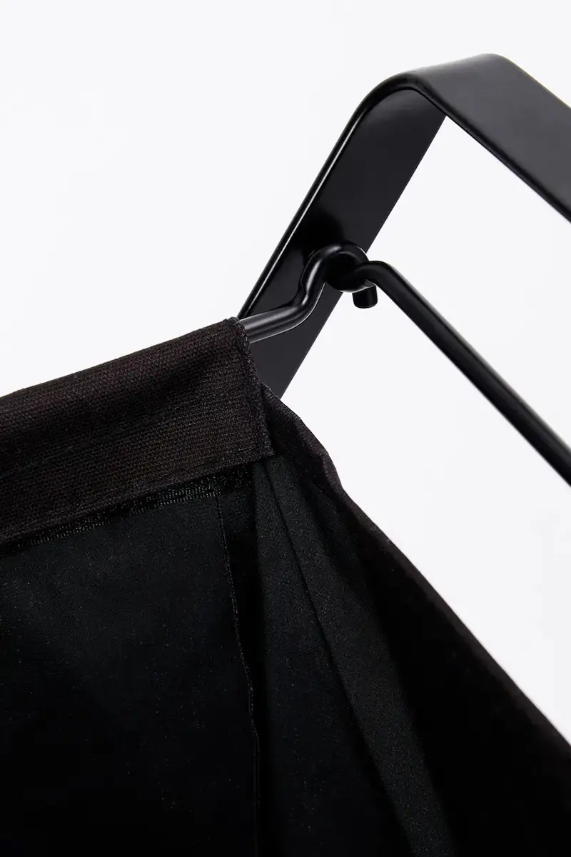 cesto della biancheria 45 L Nero miniatura 3