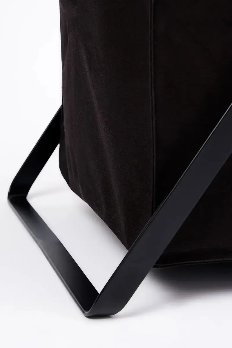 cesto della biancheria 45 L Nero miniatura 4