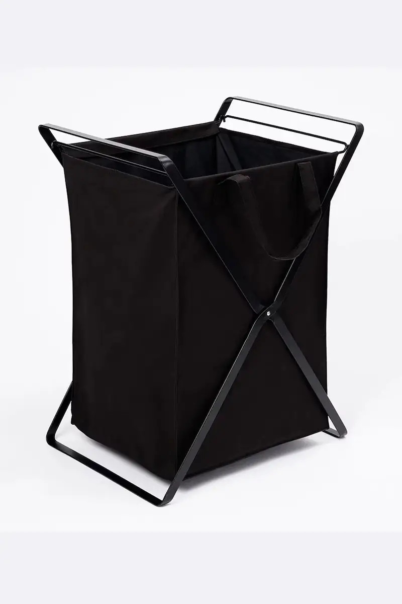 cesto della biancheria 45 L Nero