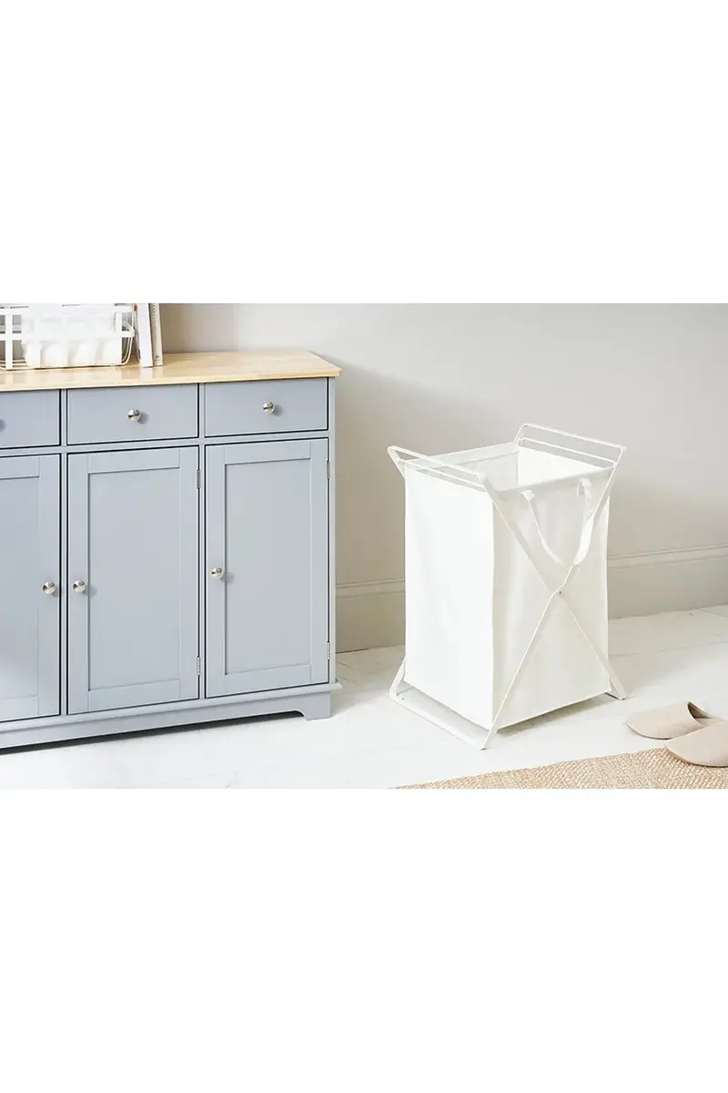 cesto della biancheria Tower 45 L colore bianco miniatura 2