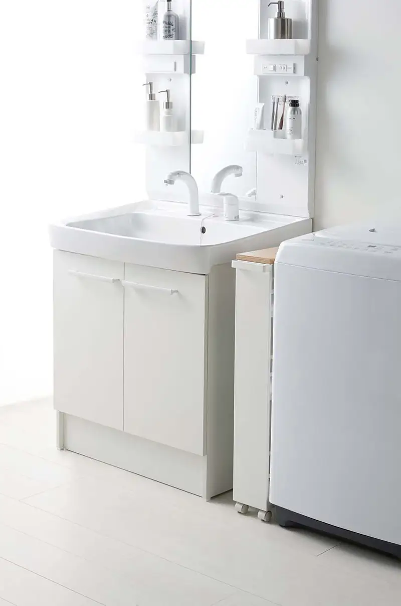 libreria su ruote Tower Bianco miniatura 2