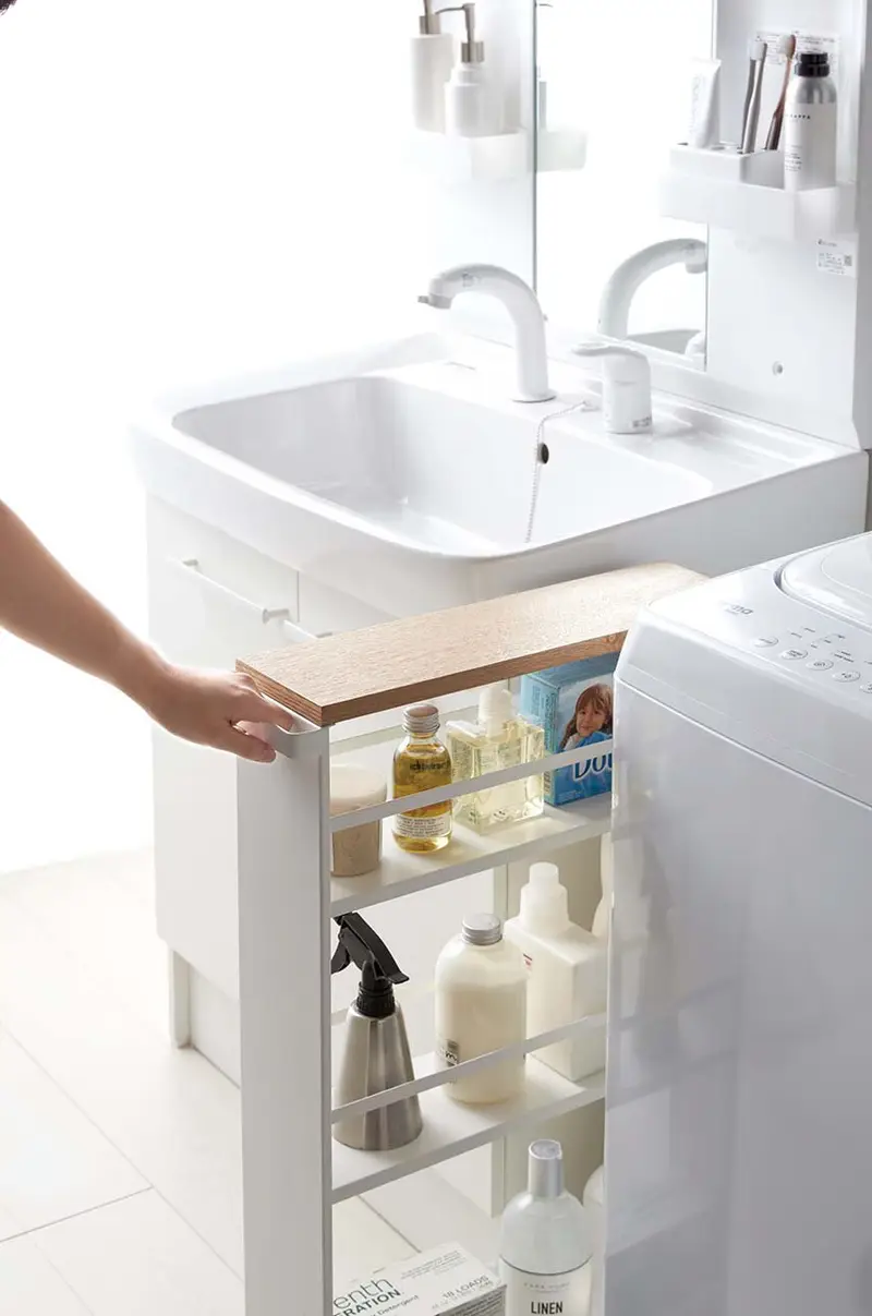 libreria su ruote Tower Bianco miniatura 3