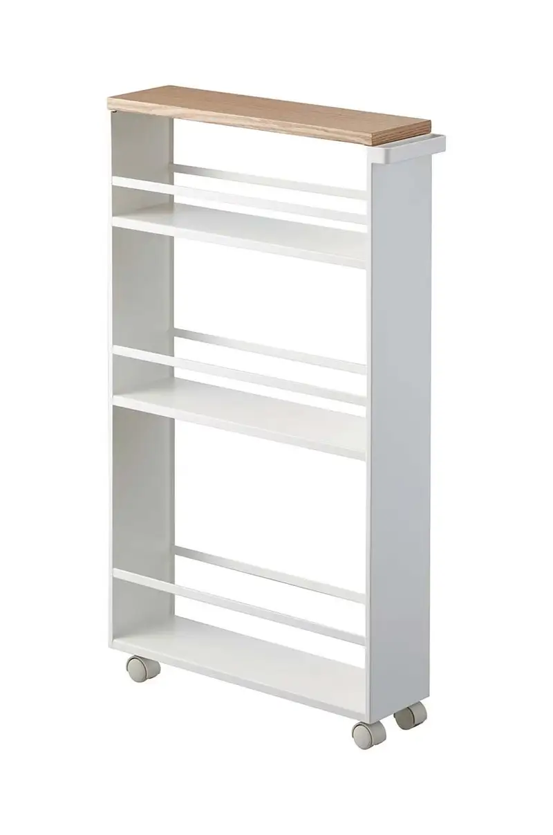 libreria su ruote Tower Bianco