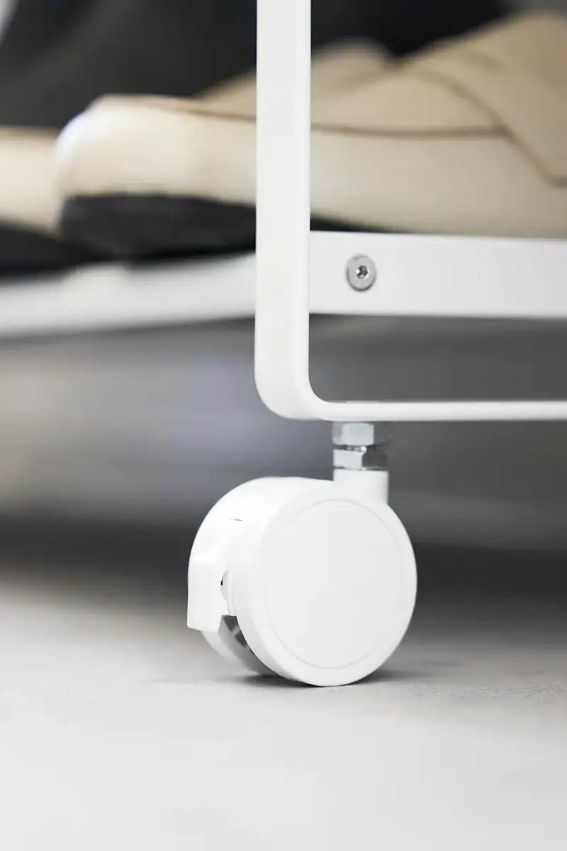 libreria su ruote Tower colore bianco miniatura 5