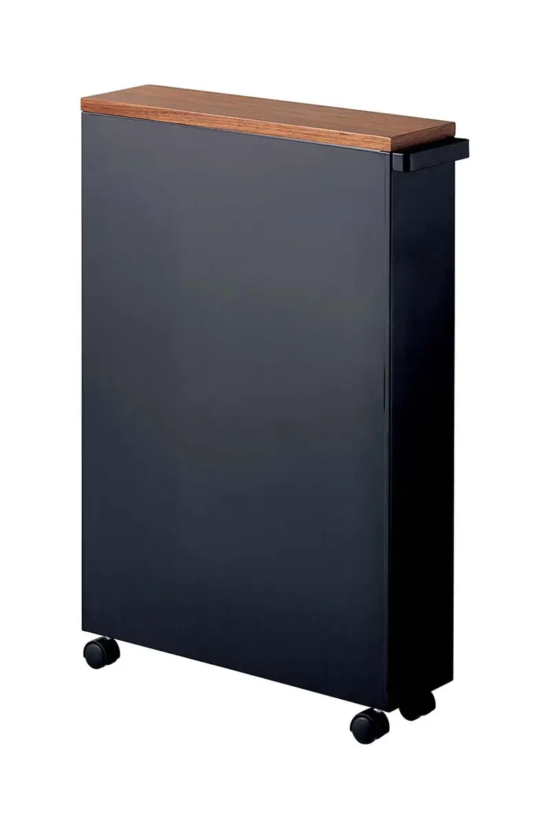 libreria su ruote Tower Nero miniatura 2