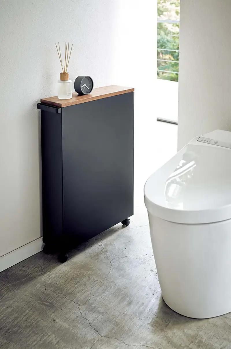 libreria su ruote Tower Nero miniatura 3