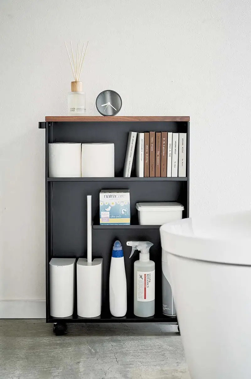 libreria su ruote Tower Nero miniatura 5