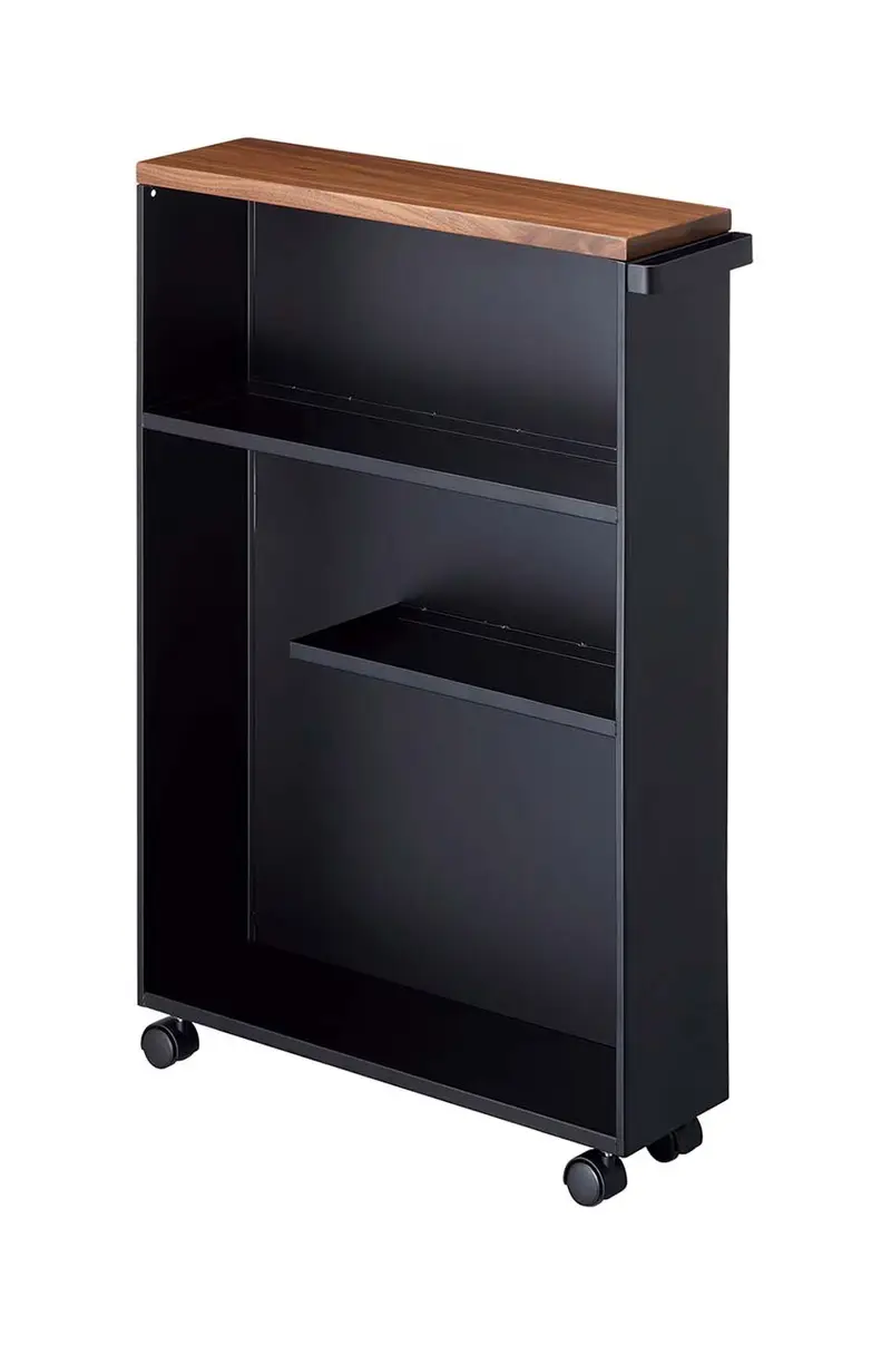 libreria su ruote Tower Nero