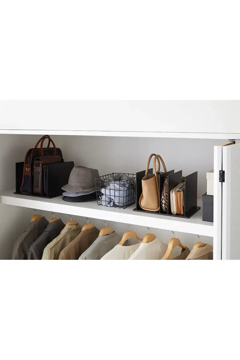 organizer per armadio Smart pacco da 2 colore nero miniatura 2