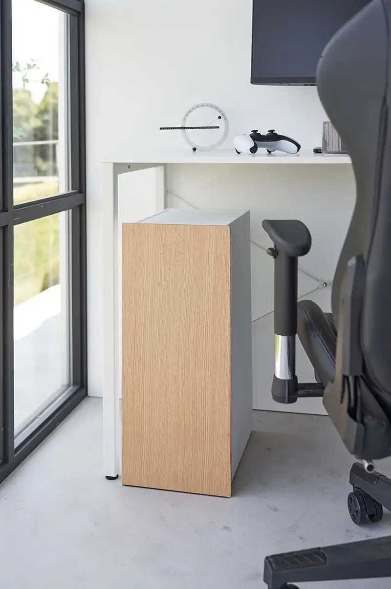 organizzatore per console di gioco Tower Bianco miniatura 5