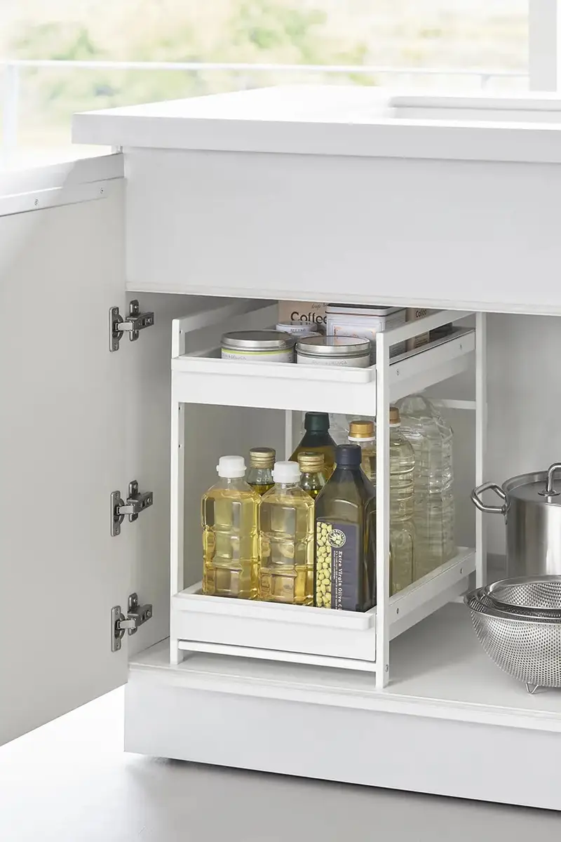 organizzatore sottolavello Tower 2 colore bianco miniatura 2