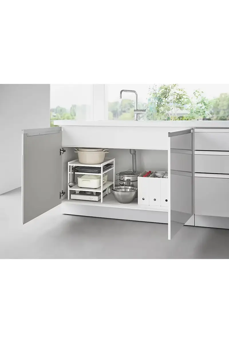 organizzatore sottolavello Tower 33 x 41, 5 x 34, 5 cm Bianco miniatura 5