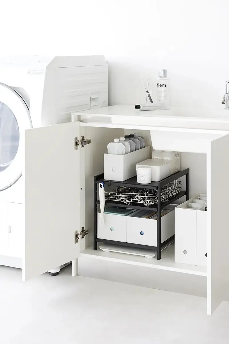 organizzatore sottolavello Tower 33 x 41, 5 x 34, 5 cm Nero miniatura 2