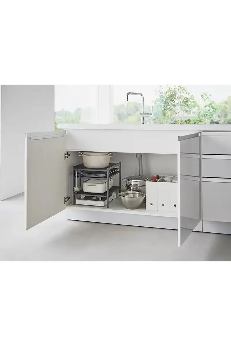 organizzatore sottolavello Tower 33 x 41, 5 x 34, 5 cm Nero miniatura 5