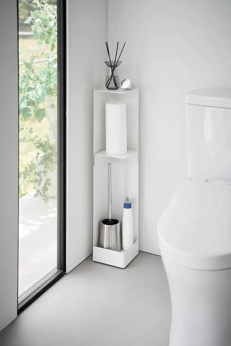 portacarta igienica Tower 80, 5 cm colore bianco miniatura 3