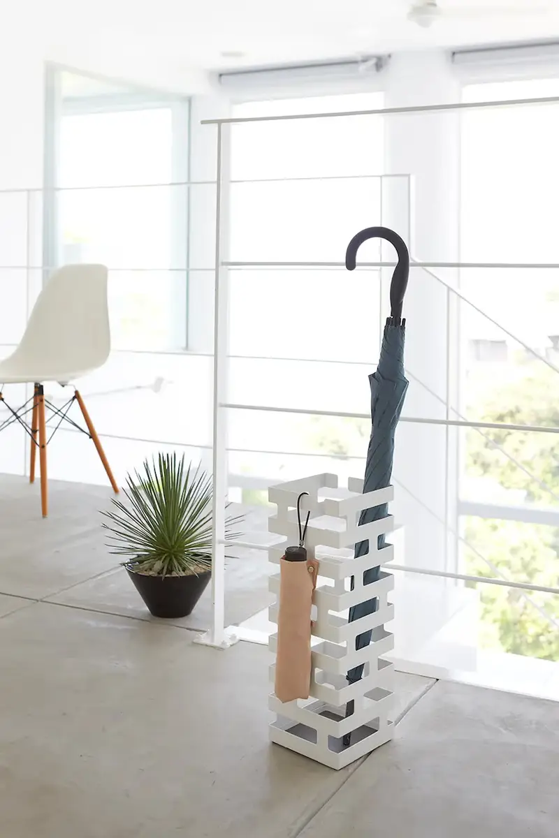 portaombrelli Brick 15 x 15 x 43 cm Bianco miniatura 3