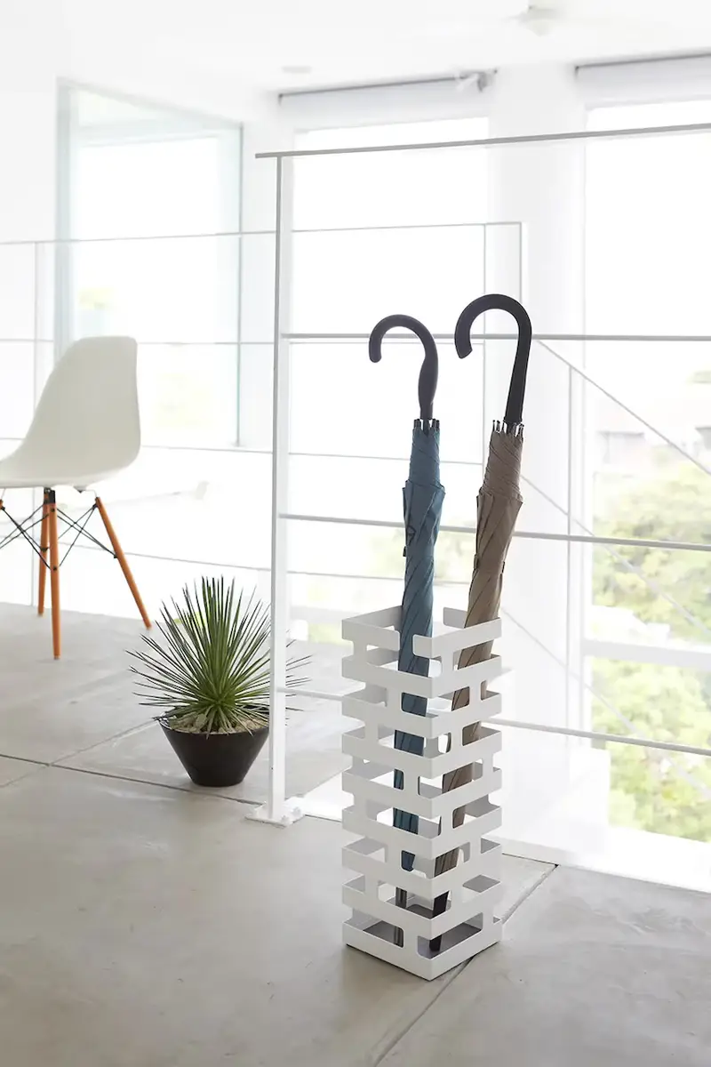 portaombrelli Brick 15 x 15 x 43 cm Bianco miniatura 4