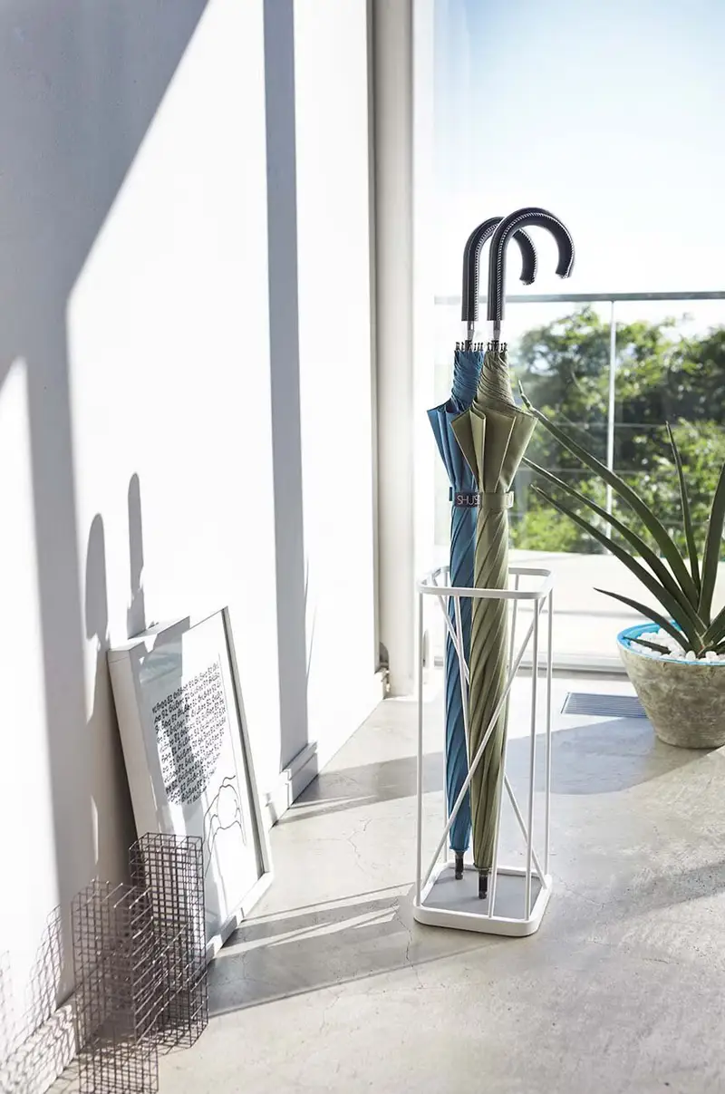 portaombrelli Nine Square Bianco miniatura 2