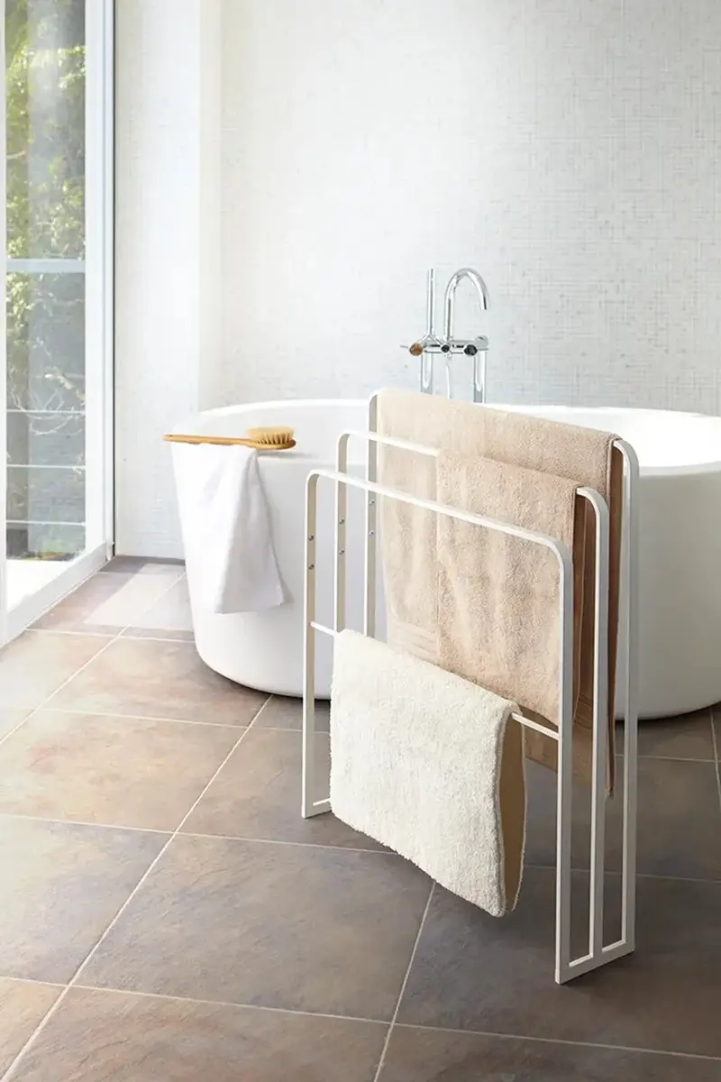 portasciugamani Tower colore bianco miniatura 2