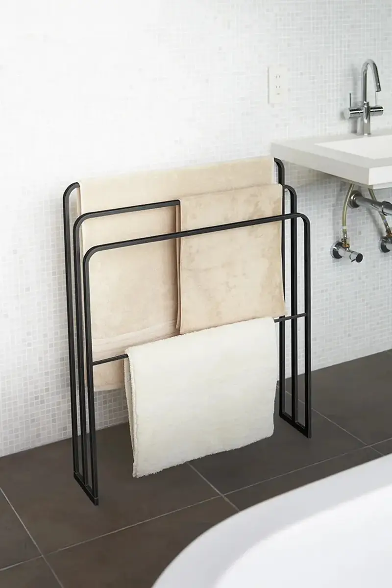 portasciugamani Tower colore nero miniatura 3