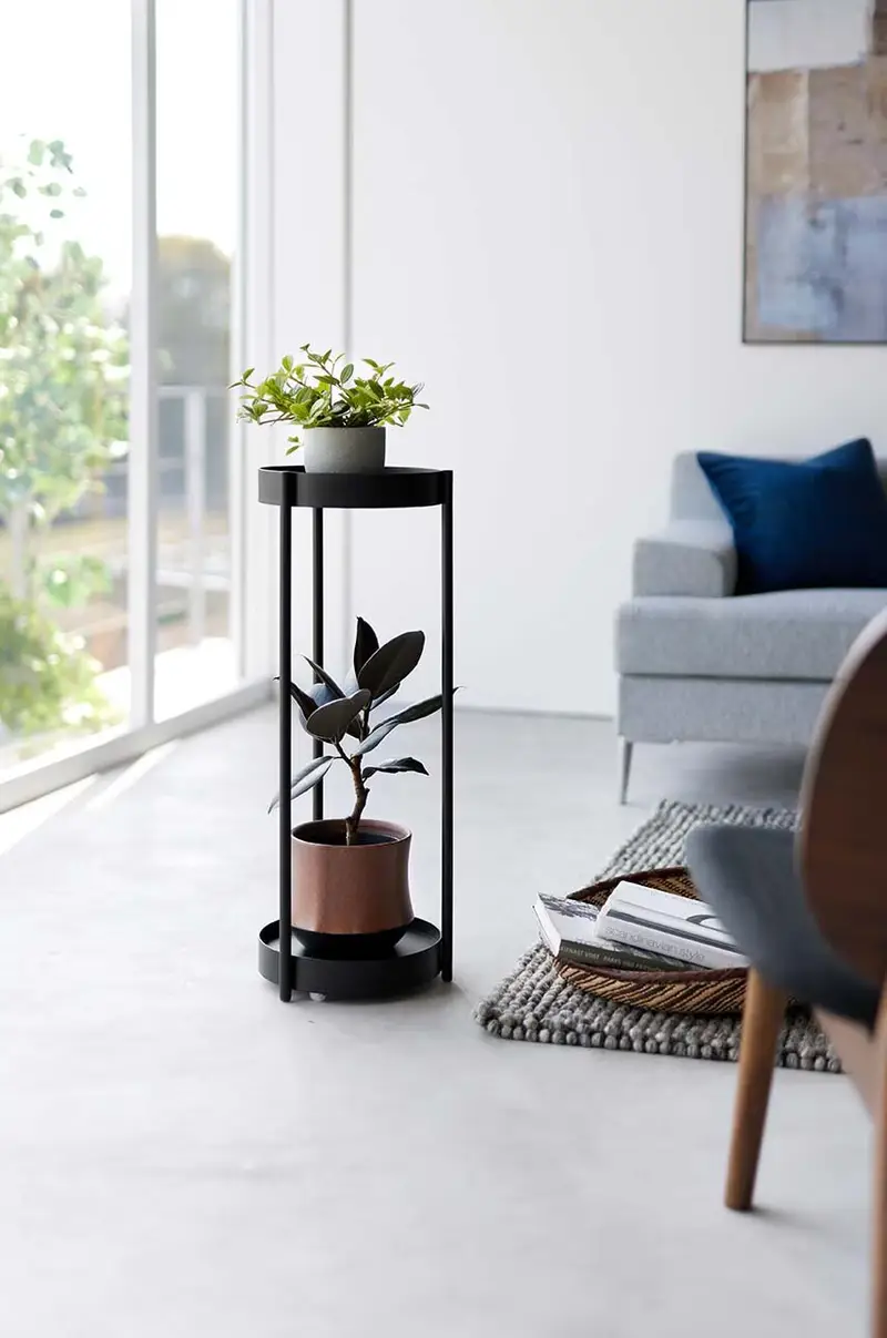 scaffale per piante Tower Nero miniatura 2