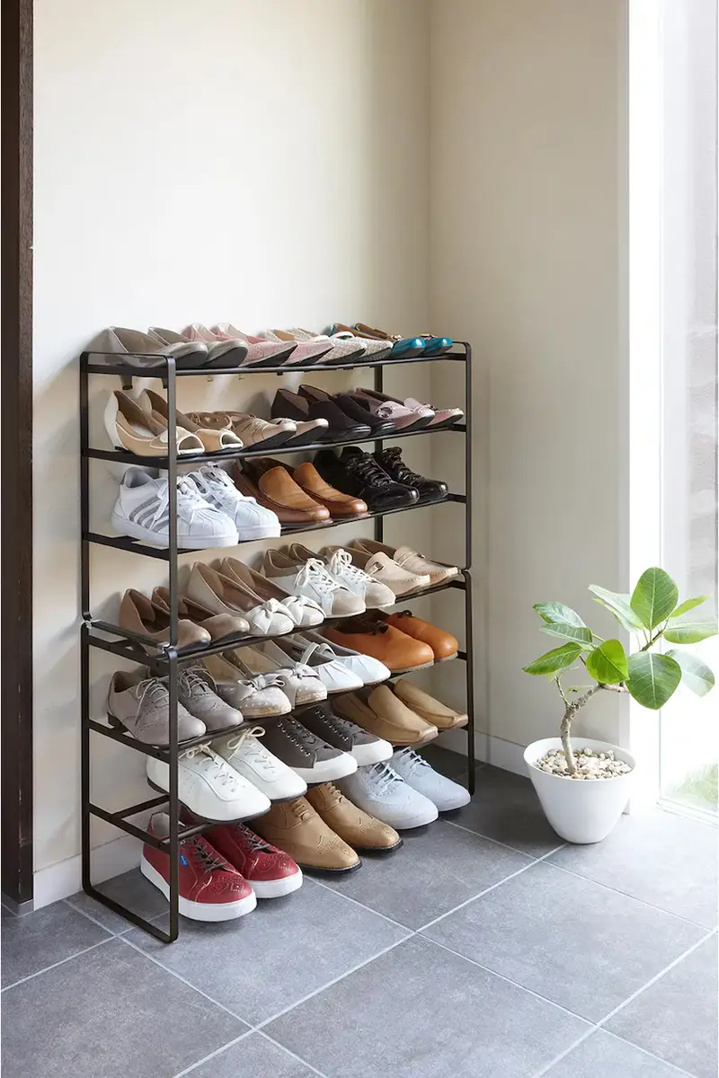 scarpiera estraibile Frame colore nero miniatura 2