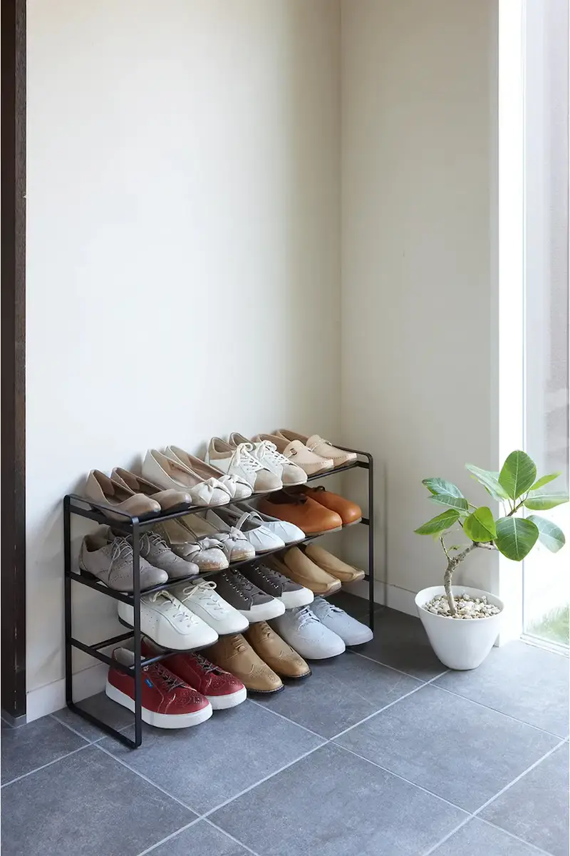 scarpiera estraibile Frame colore nero miniatura 3