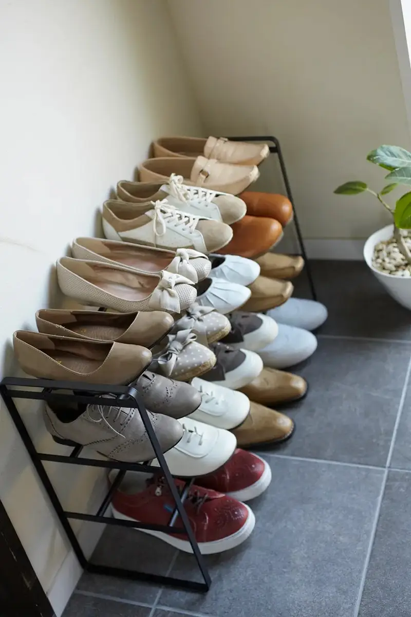 scarpiera estraibile Frame colore nero miniatura 4