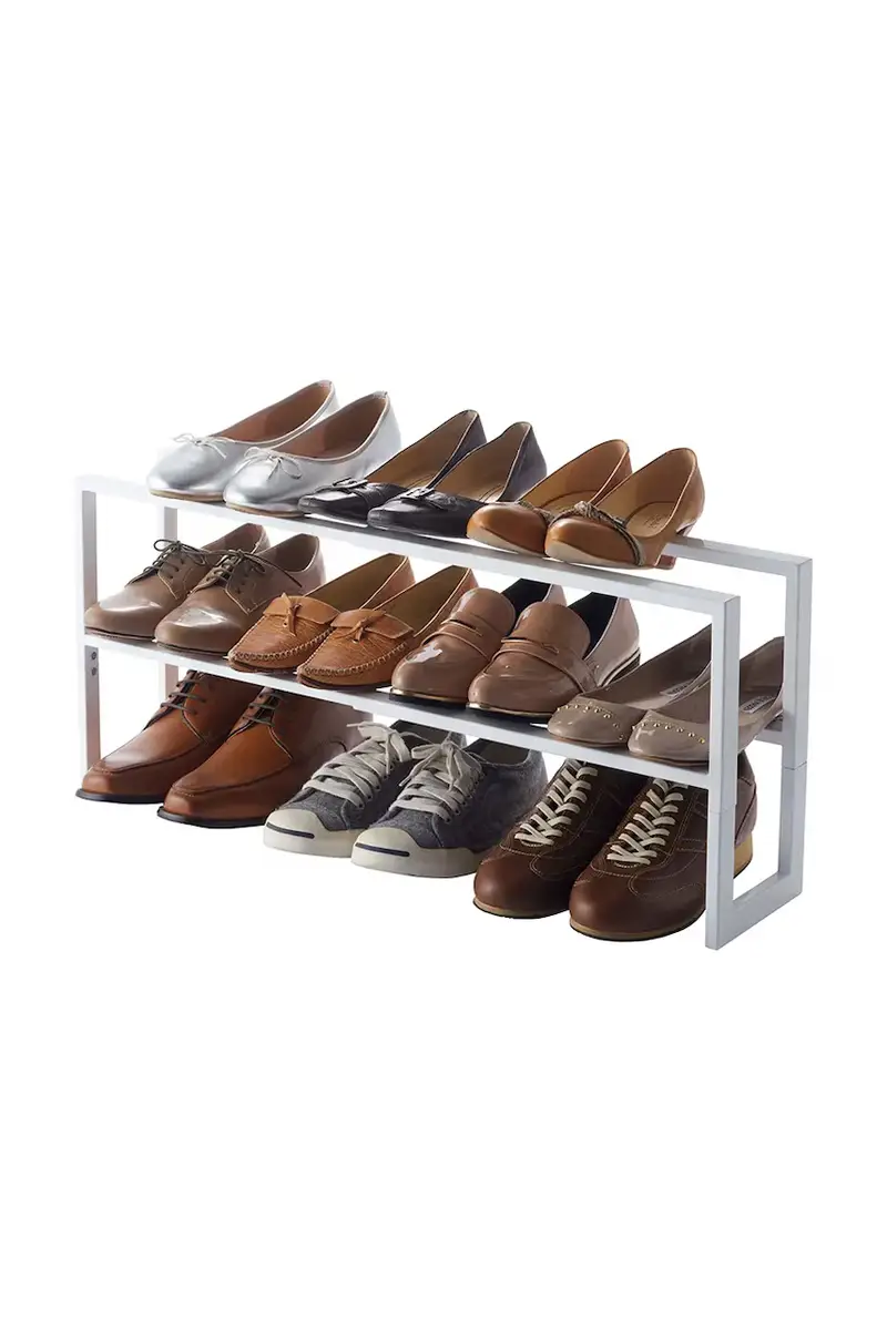 scarpiera estraibile Line 38 x 15 x 30 cm Bianco miniatura 2