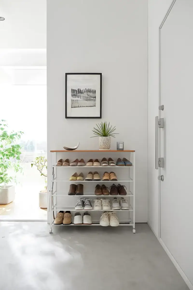 scarpiera Tower 90,5 cm colore bianco miniatura 2