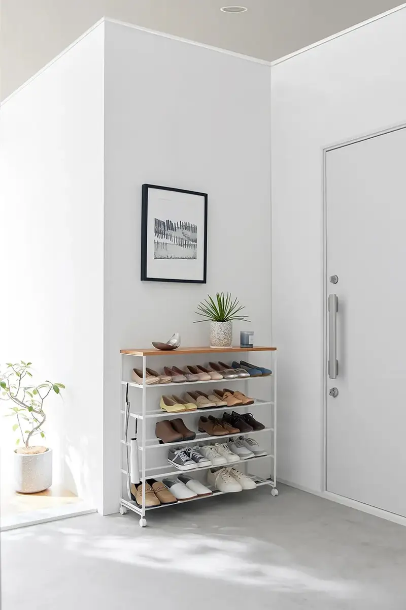 scarpiera Tower 90,5 cm colore bianco miniatura 3