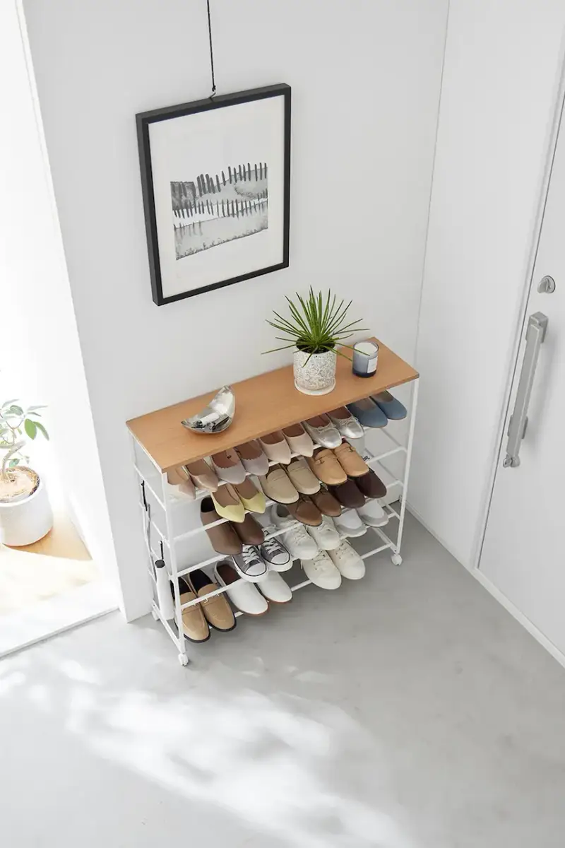 scarpiera Tower 90,5 cm colore bianco miniatura 4