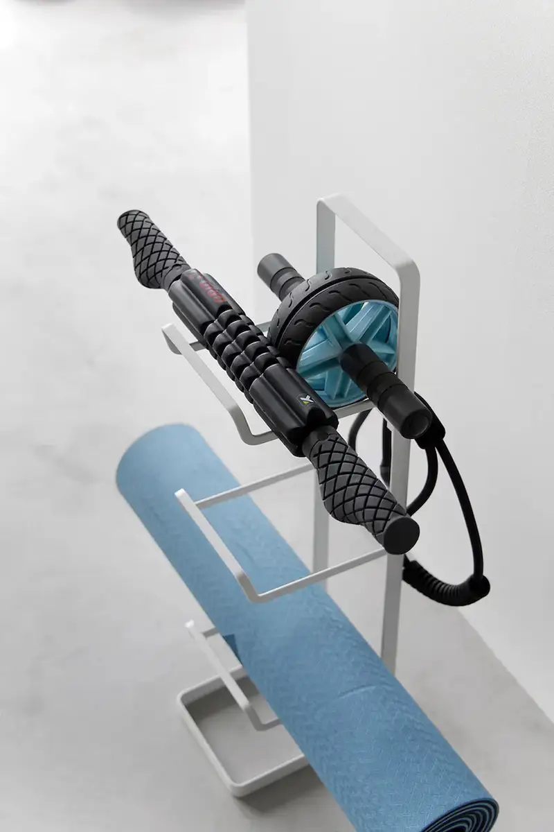 supporto per attrezzature da fitness Tower 15 x 24 x 65, 5 cm colore bianco miniatura 3