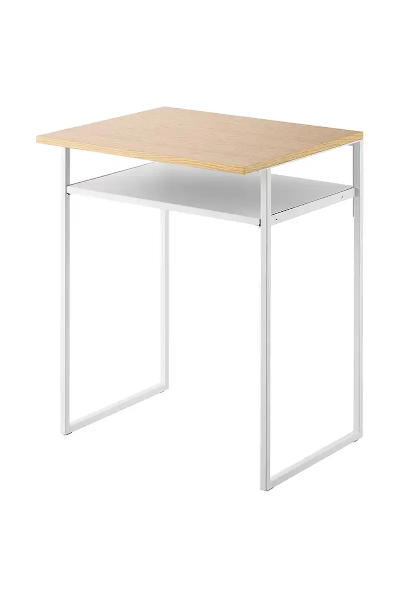 tavolo con un piano e un ripiano estraibile Tower 53 x 45,2 x 66,8 cm Bianco