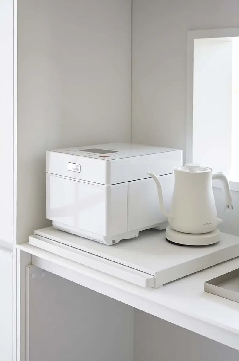 vassoio da tavolo estraibile Bianco miniatura 3