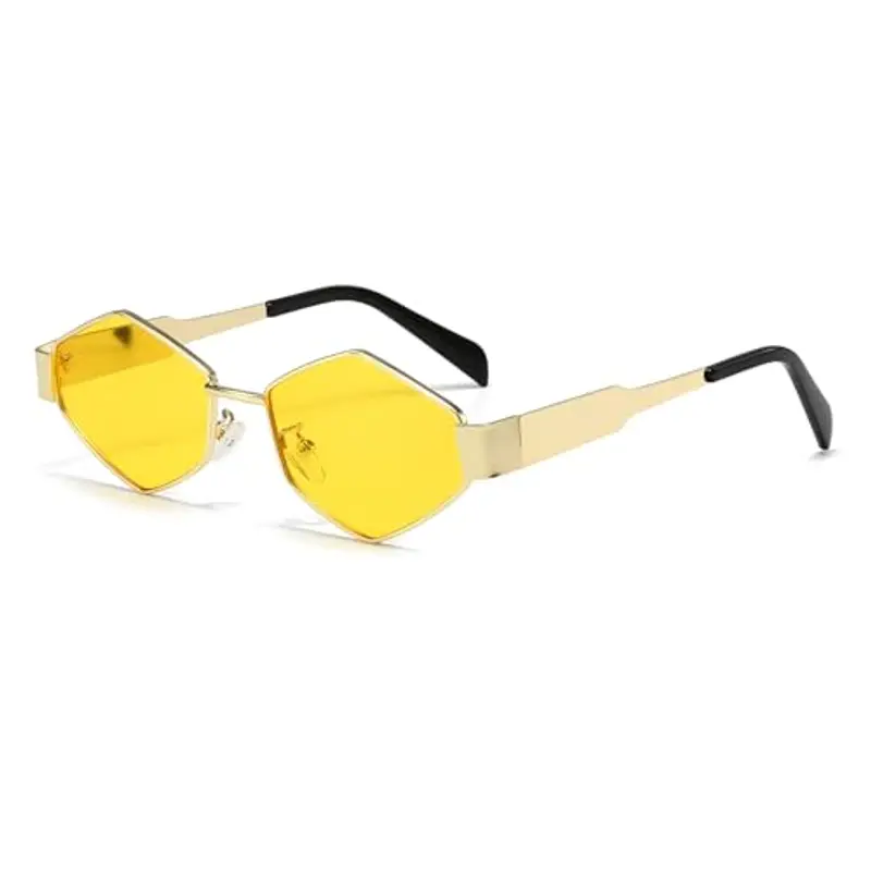 YAMEIZE Occhiali da sole Uomo Giallo 1606911
