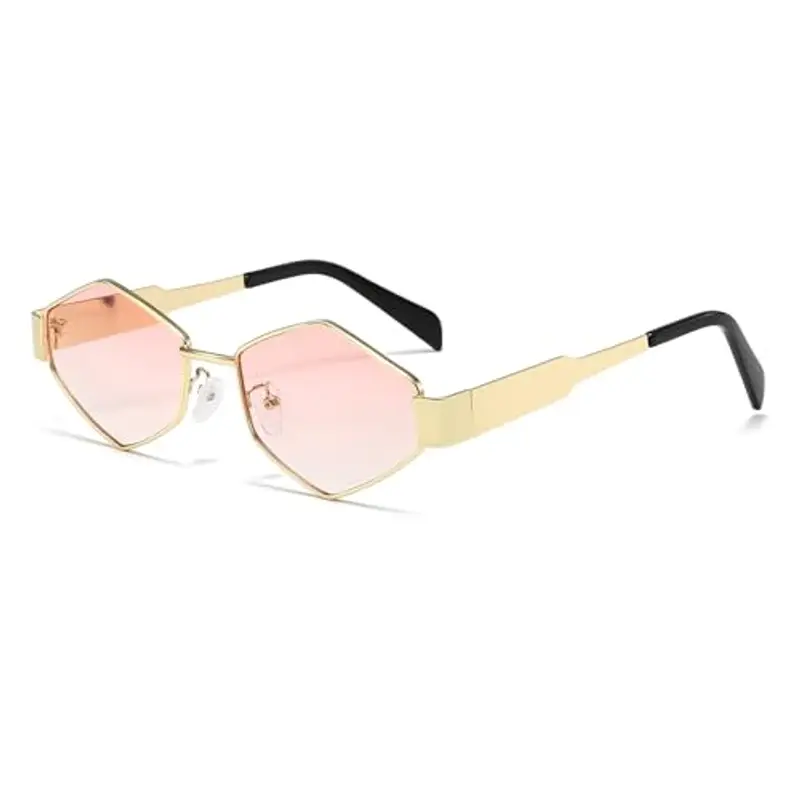 YAMEIZE Occhiali da sole Uomo Oro Rosa 1606912