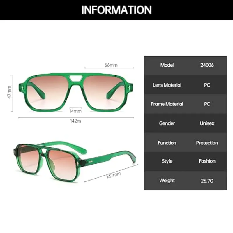 YAMEIZE Occhiali da sole Donna 1606713 miniatura 3