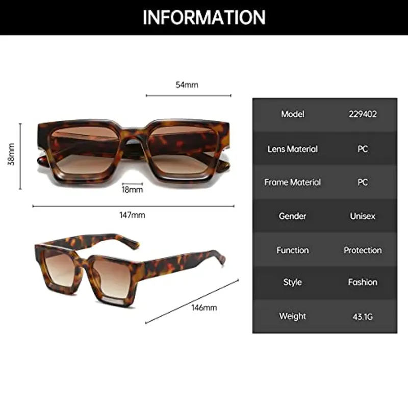 YAMEIZE Occhiali da sole Donna Multicolore 1603665 miniatura 2